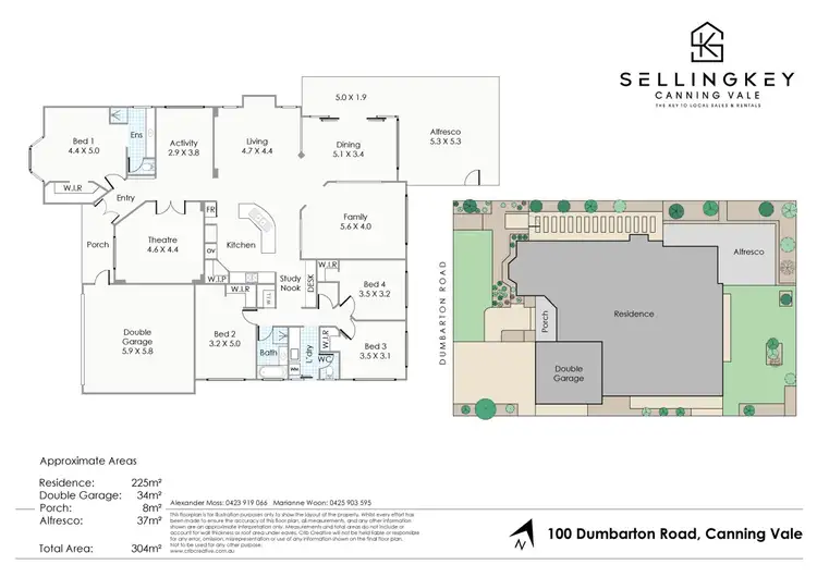 Floorplan of Homely house listing, 100 Dumbarton Road, Canning Vale WA 6155