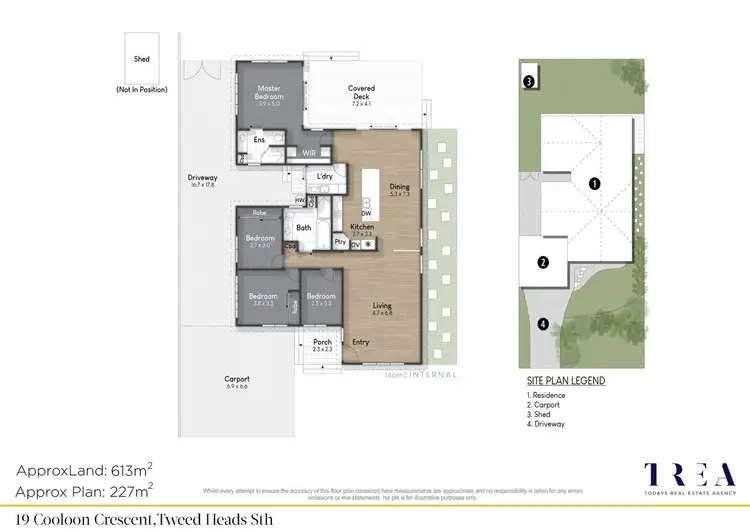Floorplan of Homely house listing, 19 Cooloon Crescent, Tweed Heads South NSW 2486