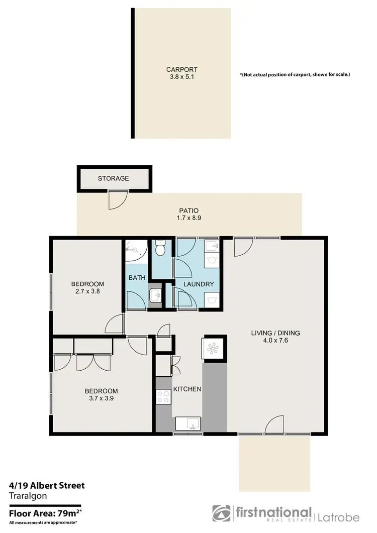 Floorplan of Homely house listing, 4/19 Albert Street, Traralgon VIC 3844