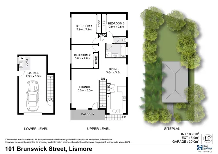 Floorplan of Homely house listing, 101 Brunswick Street, Lismore NSW 2480