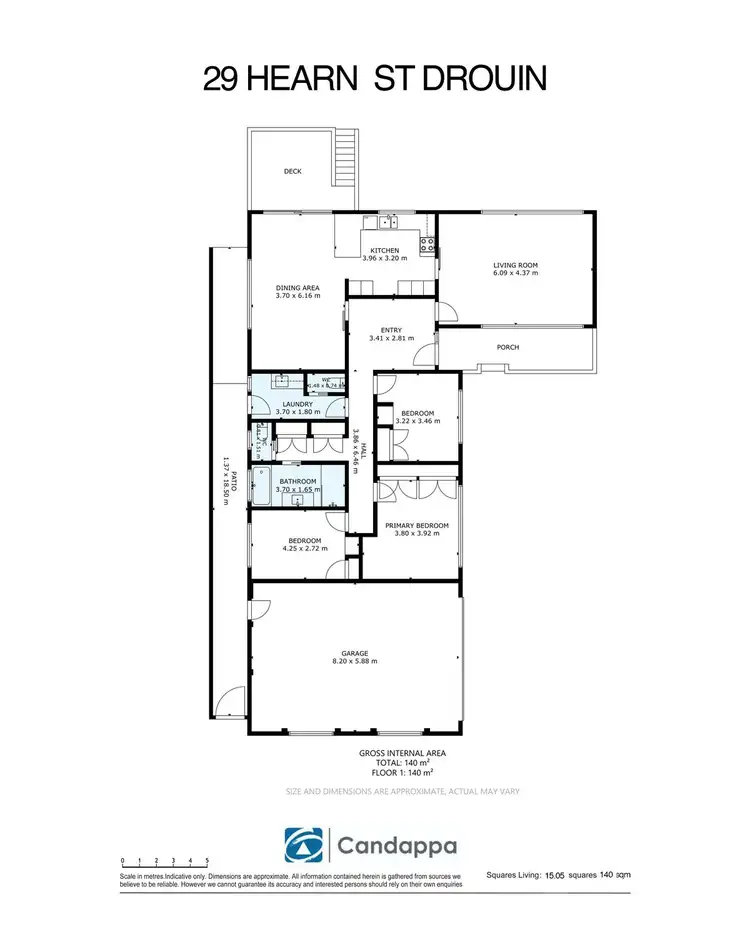 Floorplan of Homely house listing, 29 Hearn Street, Drouin VIC 3818