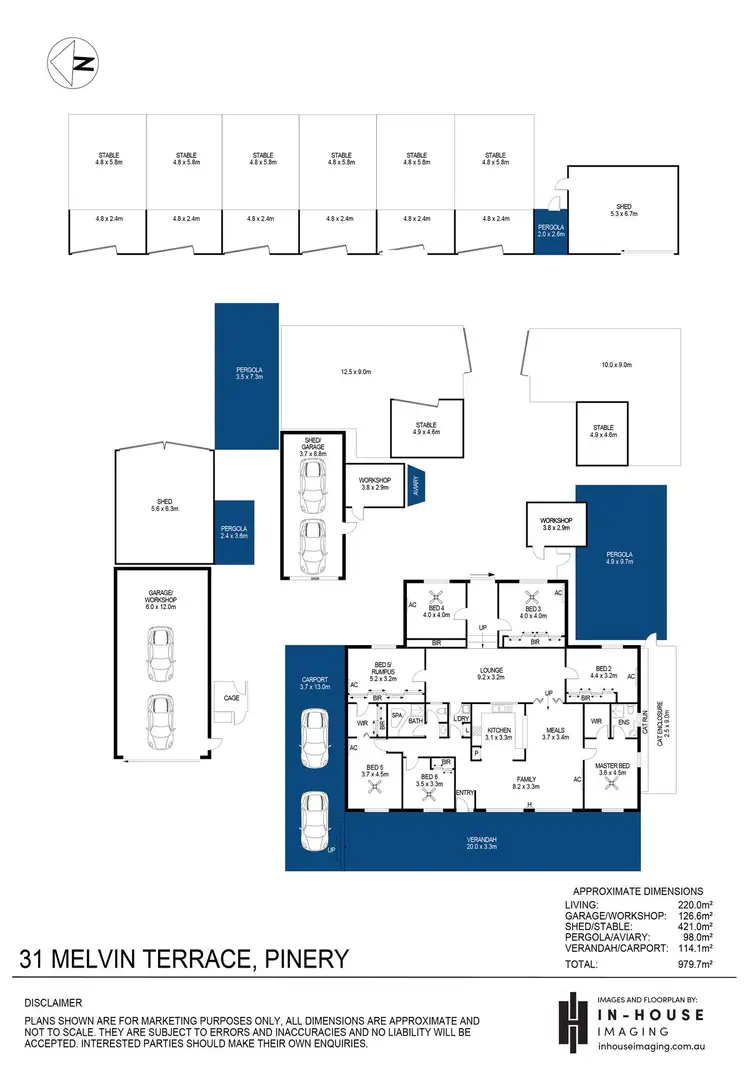 Floorplan of Homely house listing, 31 Melvin Terrace, Via Pinery, Balaklava SA 5461