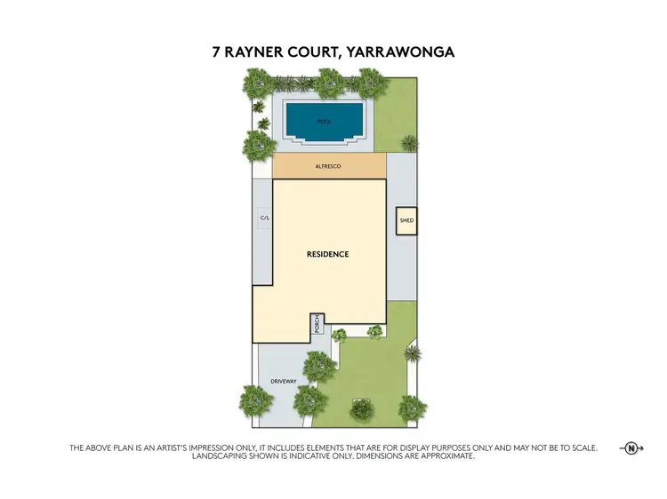 Floorplan of Homely house listing, 7 Rayner Court, Yarrawonga VIC 3730