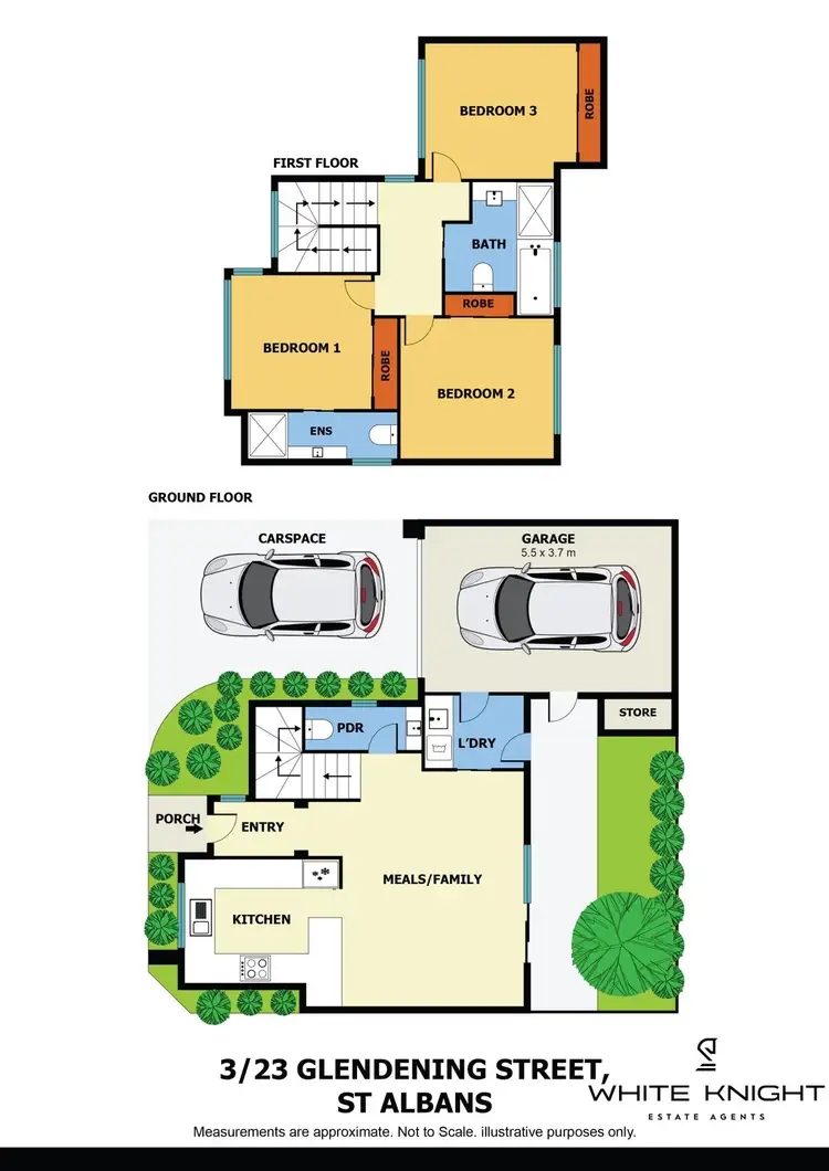 Floorplan of Homely unit listing, 3/23 Glendenning Street, St Albans VIC 3021