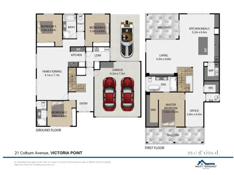 Floorplan of Homely house listing, 21 Colburn Avenue, Victoria Point QLD 4165