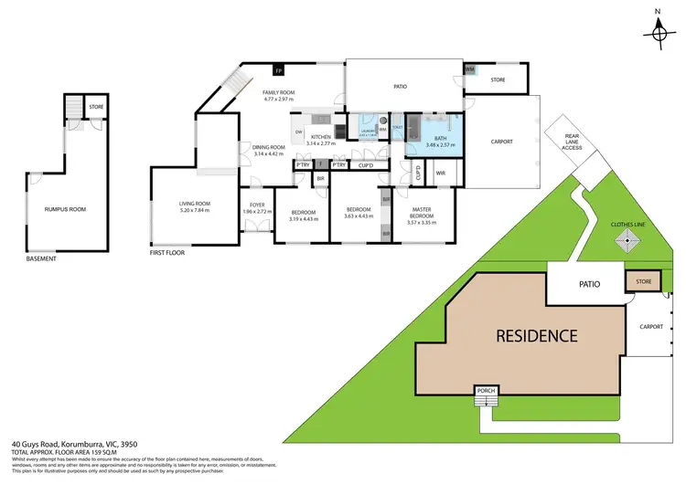 Floorplan of Homely house listing, 40 Guys Road, Korumburra VIC 3950