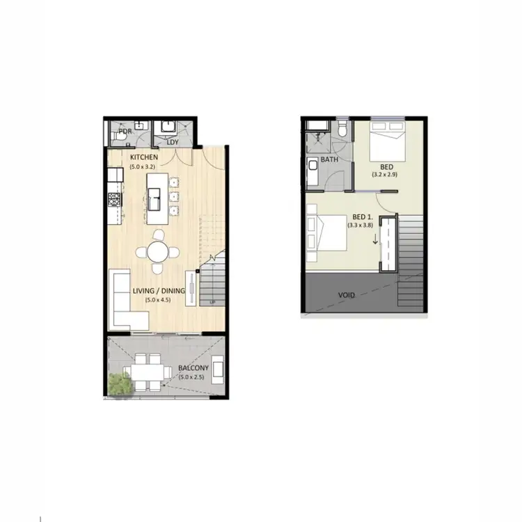 Floorplan of Homely apartment listing, 10/2 Downey Drive, Como WA 6152