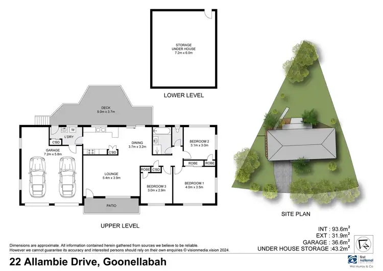 Floorplan of Homely house listing, 22 Allambie Drive, Goonellabah NSW 2480