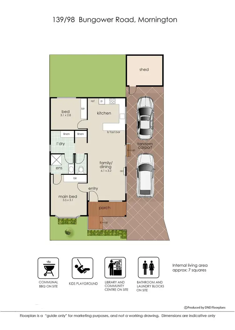 Floorplan of Homely retirement listing, 139/98 Bungower Road, Mornington VIC 3931