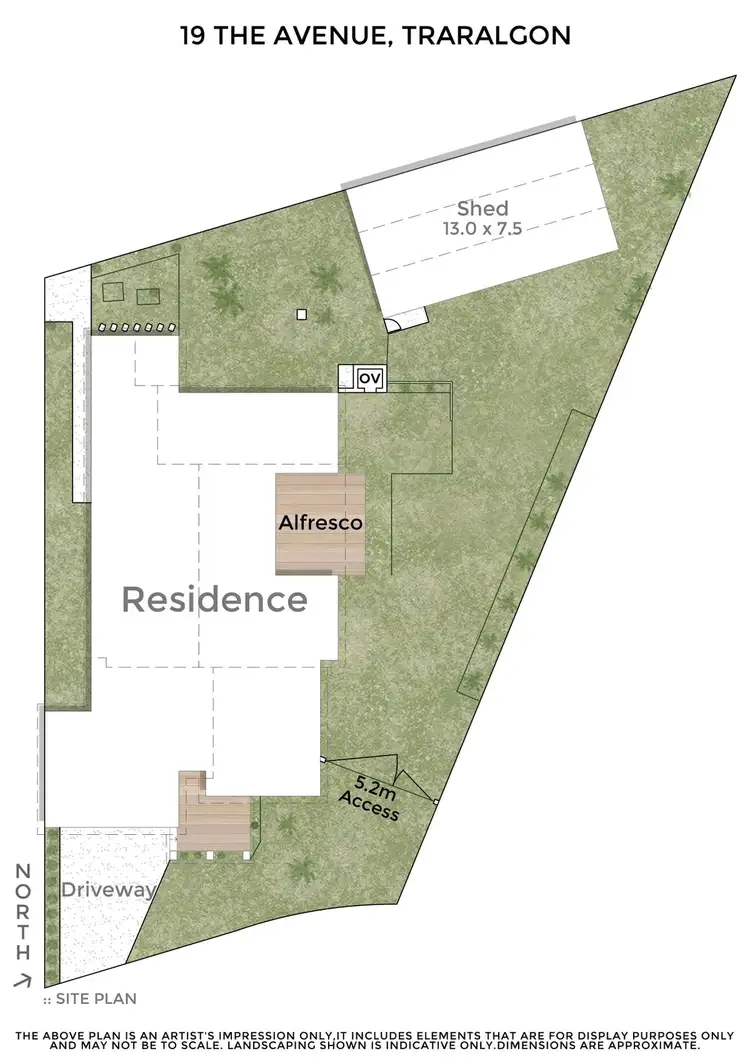 Floorplan of Homely house listing, 19 The Avenue, Traralgon VIC 3844