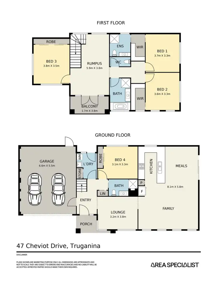 Floorplan of Homely house listing, 47 Cheviot Drive, Truganina VIC 3029