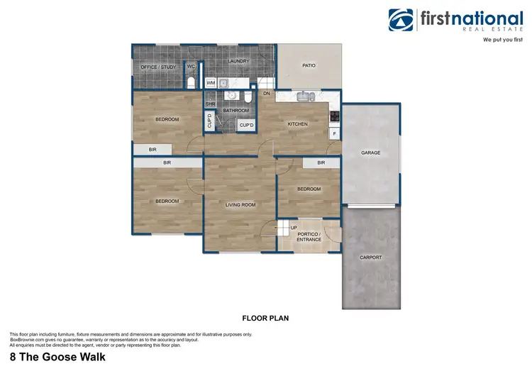 Floorplan of Homely house listing, 8 The Goose Walk, North Mackay QLD 4740