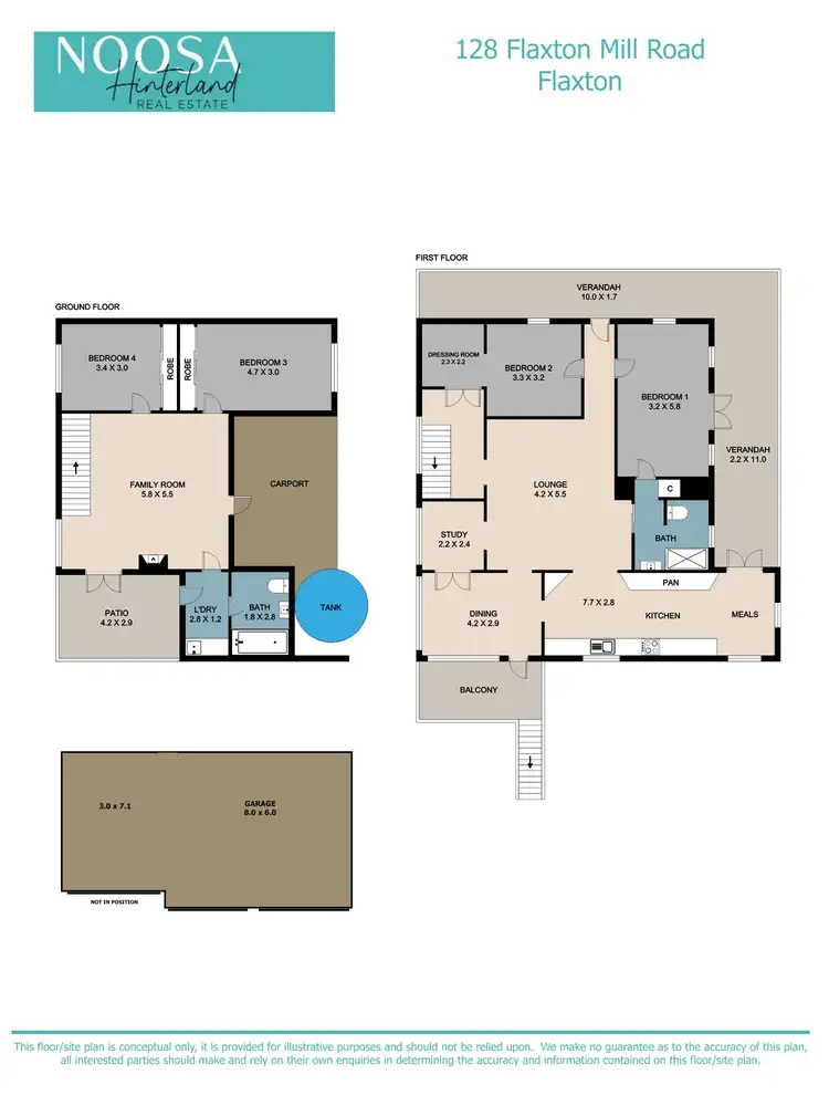 Floorplan of Homely house listing, 128 Flaxton Mill Road, Flaxton QLD 4560