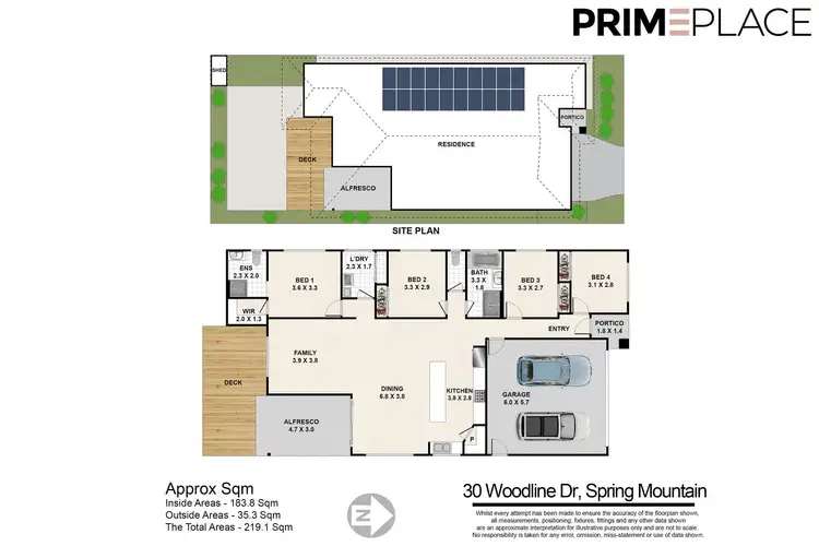 Floorplan of Homely house listing, 30 Woodline Drive, Spring Mountain QLD 4300
