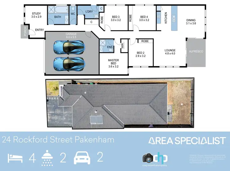 Floorplan of Homely house listing, 24 Rockford Street, Pakenham VIC 3810