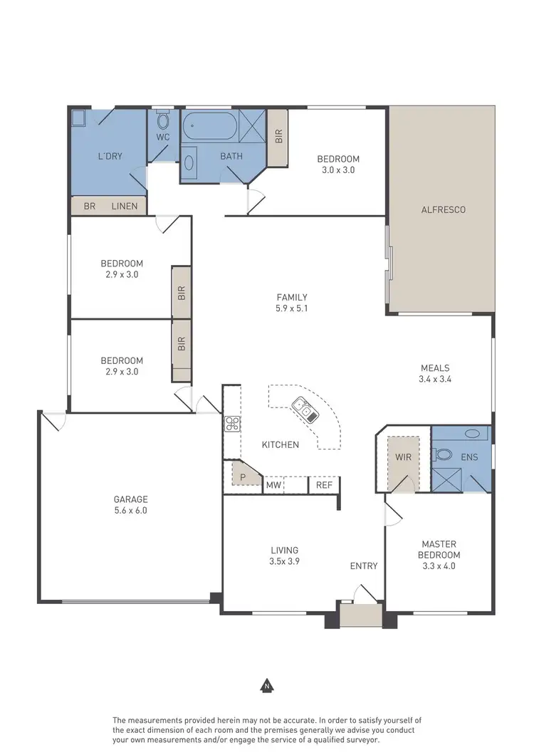 Floorplan of Homely house listing, 4 Rosamond Avenue, Tarneit VIC 3029