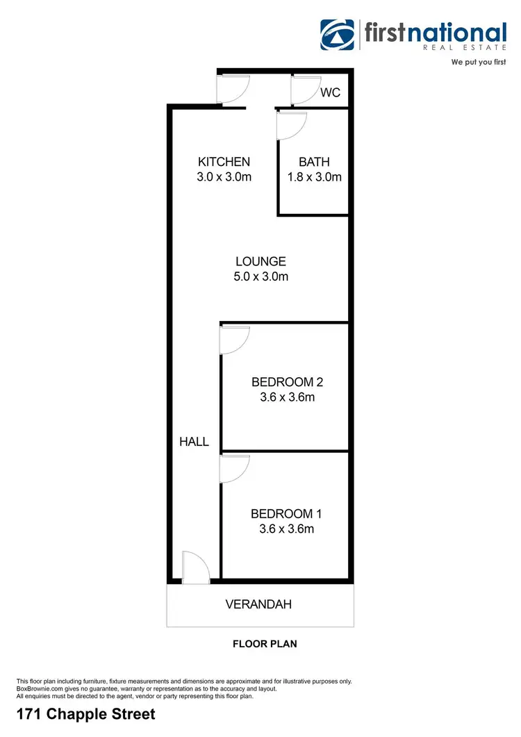 Floorplan of Homely house listing, 171 Chapple Street, Broken Hill NSW 2880