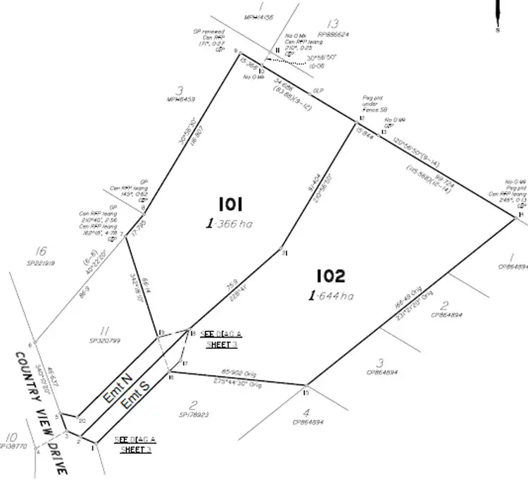 Floorplan of Homely land listing, 22B Country View Drive, Chatsworth QLD 4570