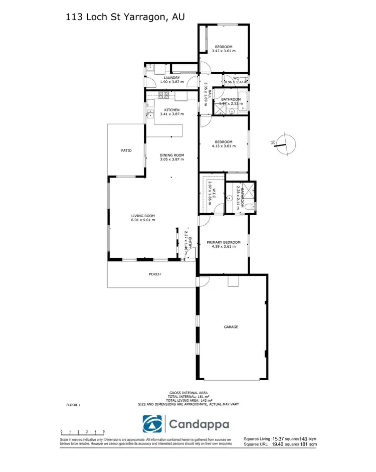 Floorplan of Homely house listing, 113 Loch Street, Yarragon VIC 3823