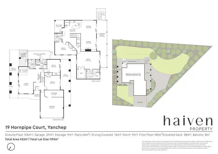 Floorplan of Homely house listing, 19 Hornpipe Court, Yanchep WA 6035