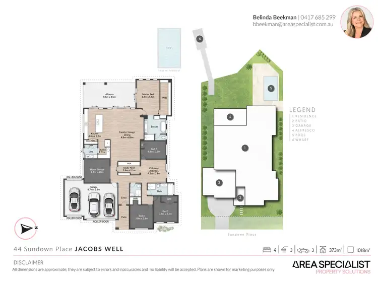 Floorplan of Homely house listing, 44 Sundown Place, Jacobs Well QLD 4208