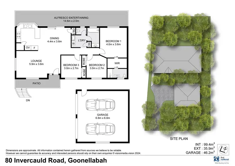 Floorplan of Homely house listing, 80 Invercauld Road, Goonellabah NSW 2480