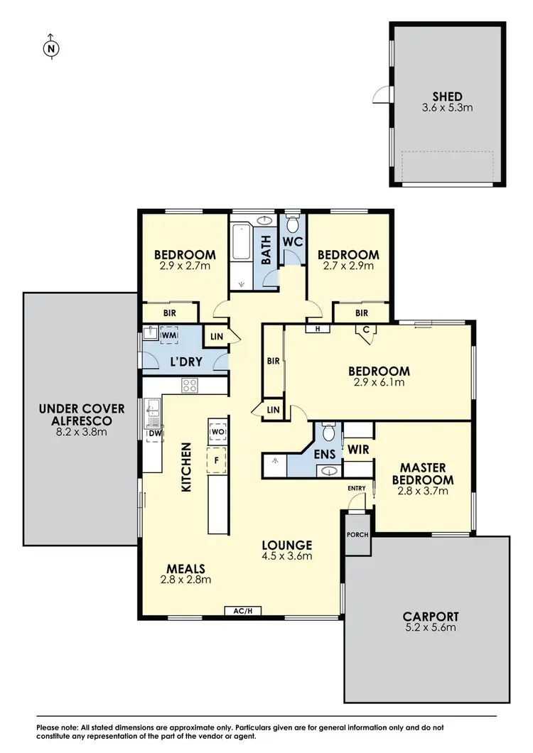 Floorplan of Homely house listing, 8 Meadowbank Court, Kings Park VIC 3021