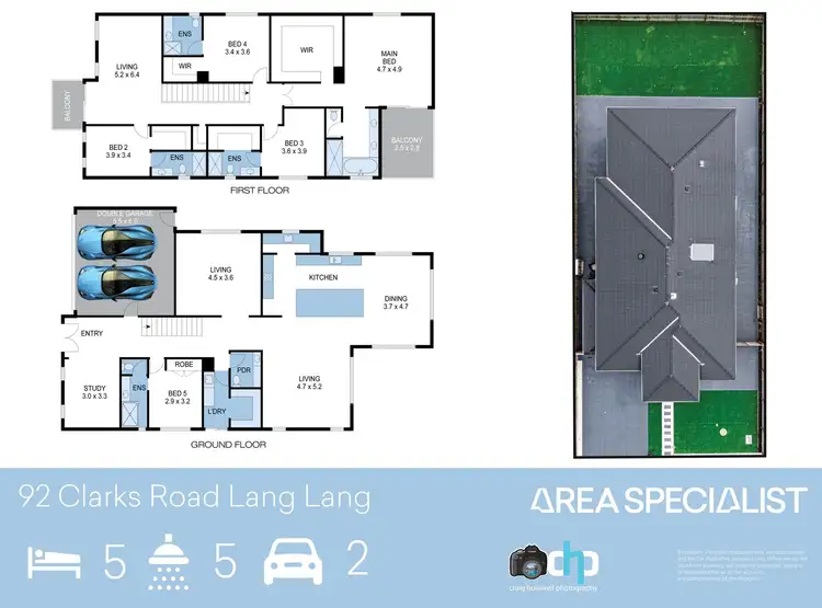 Floorplan of Homely house listing, 92 Clarks Road, Lang Lang VIC 3984