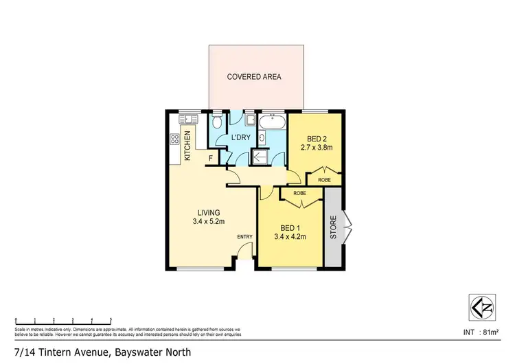 Floorplan of Homely unit listing, 7/14 Tintern Avenue, Bayswater North VIC 3153
