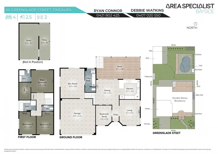 Floorplan of Homely house listing, 60 Greenslade Street, Tingalpa QLD 4173