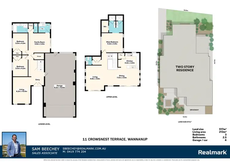 Floorplan of Homely house listing, 11 Crowsnest Terrace, Wannanup WA 6210