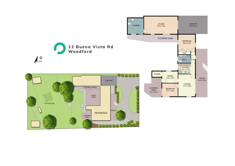 Floorplan of Homely house listing, 12 Buena Vista Road, Woodford NSW 2778