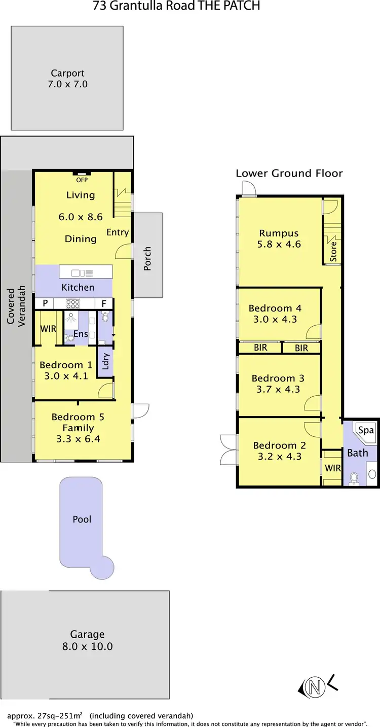 Floorplan of Homely house listing, 73 Grantulla Road, The Patch VIC 3792