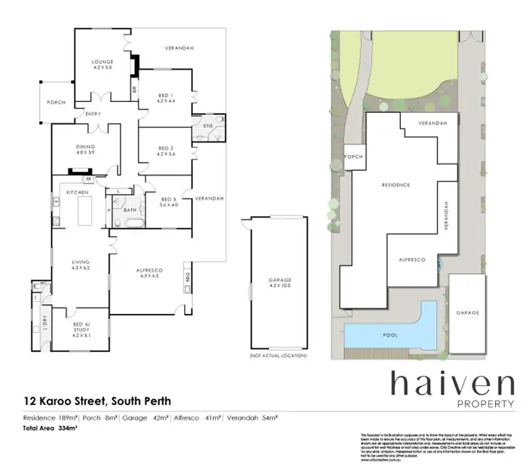 Floorplan of Homely house listing, 12 Karoo Street, South Perth WA 6151