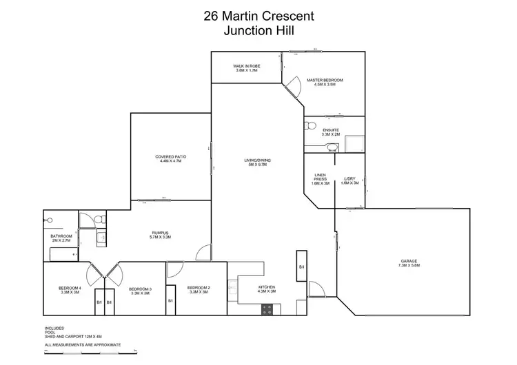 Floorplan of Homely house listing, 26 Martin Crescent, Junction Hill NSW 2460