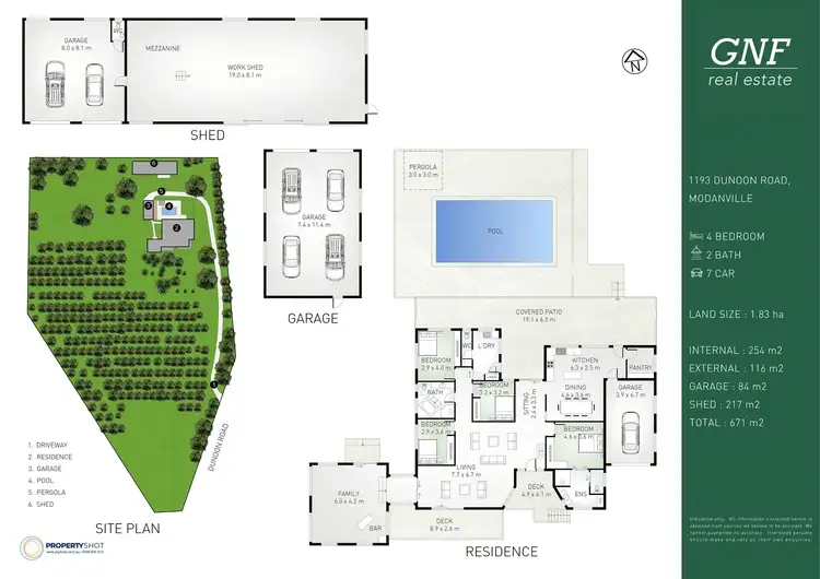 Floorplan of Homely house listing, 1193 Dunoon Road, Modanville NSW 2480