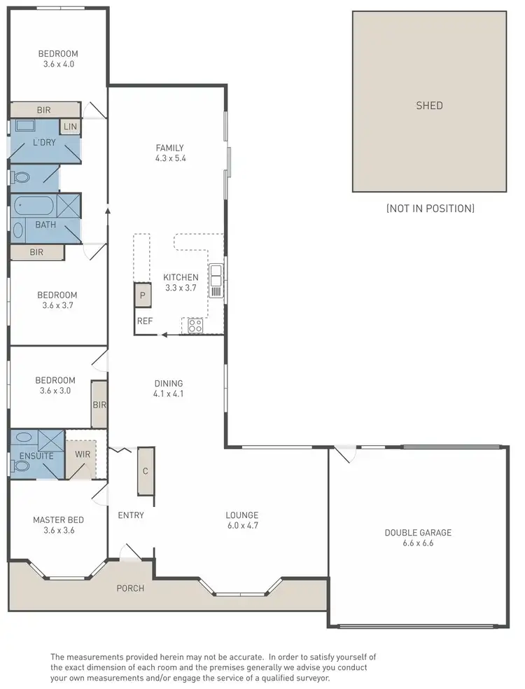 Floorplan of Homely house listing, 6 Delmont Street, Werribee VIC 3030