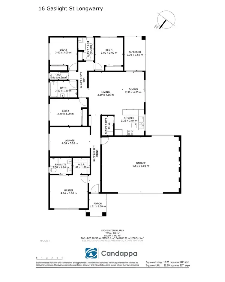 Floorplan of Homely house listing, 16 Gaslight Street, Longwarry VIC 3816