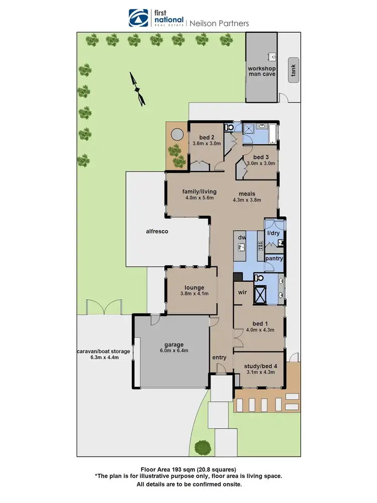 Floorplan of Homely house listing, 8 Winneke Way, Pakenham VIC 3810