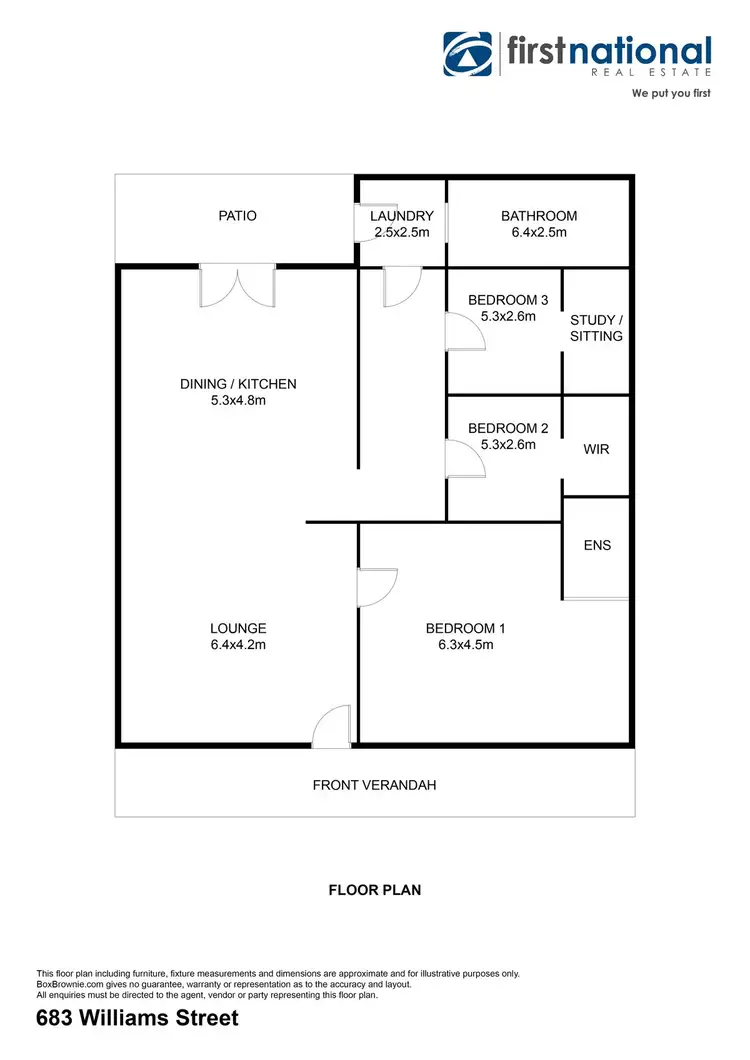 Floorplan of Homely house listing, 683 Williams Street, Broken Hill NSW 2880