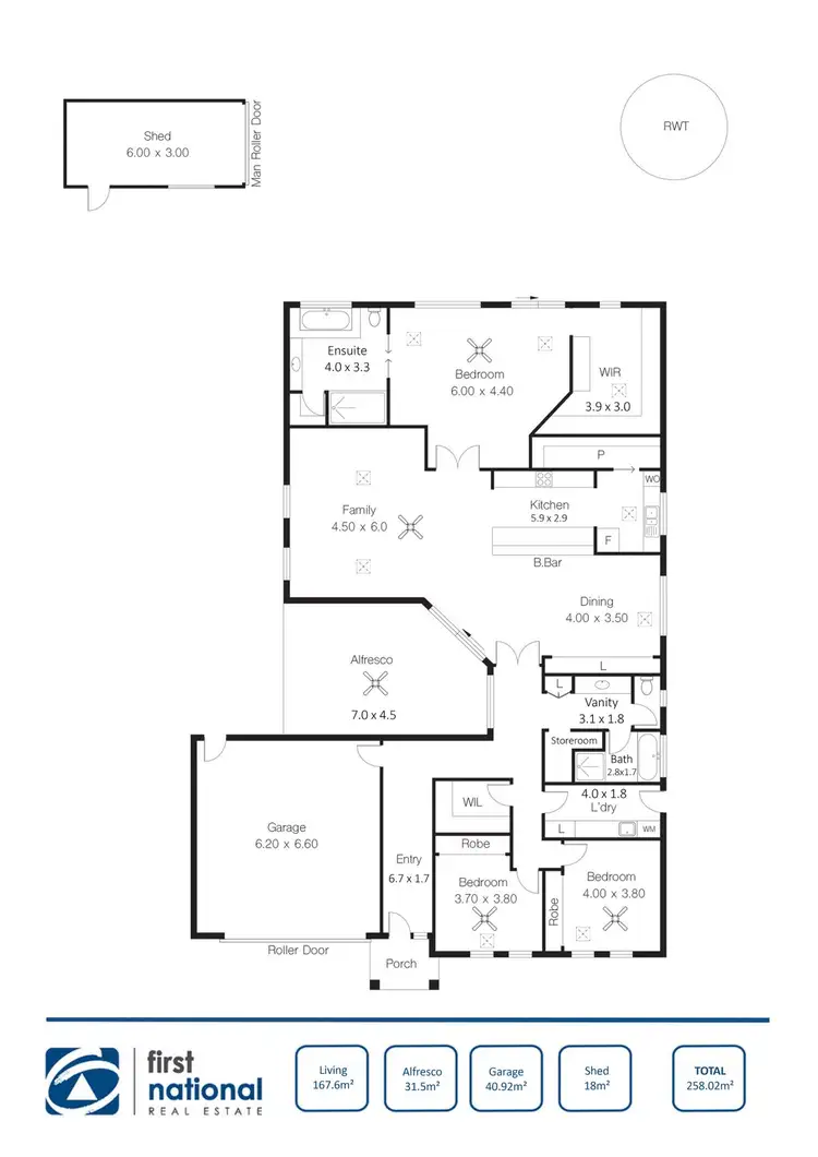 Floorplan of Homely house listing, 55 Pommern Way, Wallaroo SA 5556