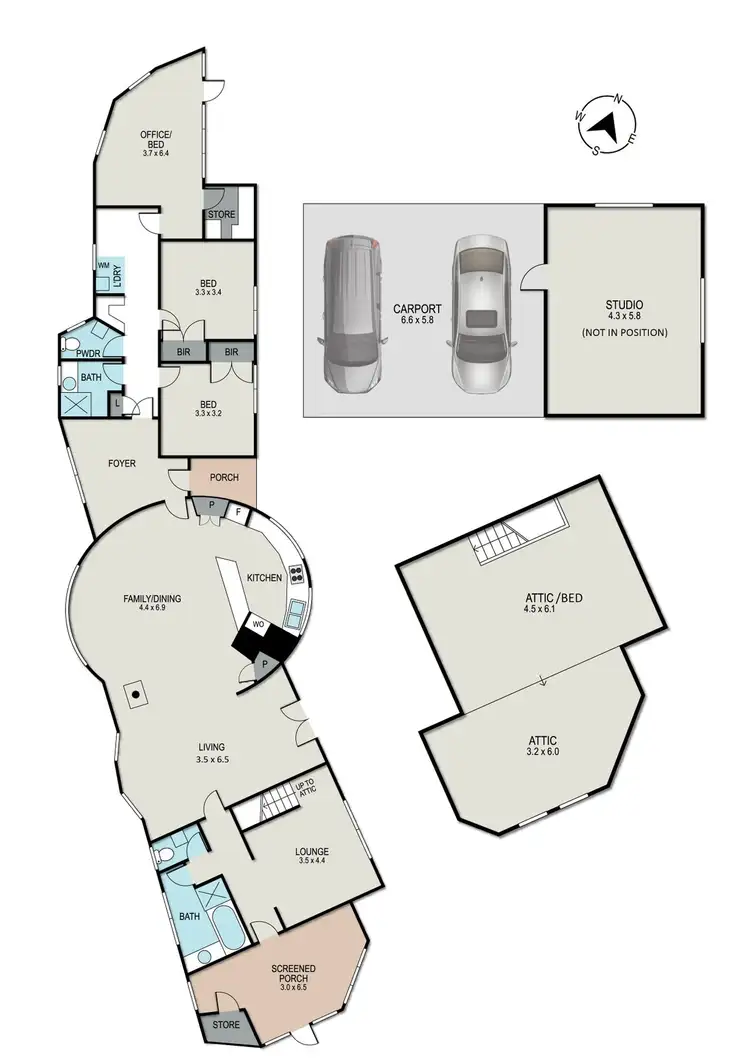 Floorplan of Homely house listing, 102 Blumm Road, Belgrave South VIC 3160
