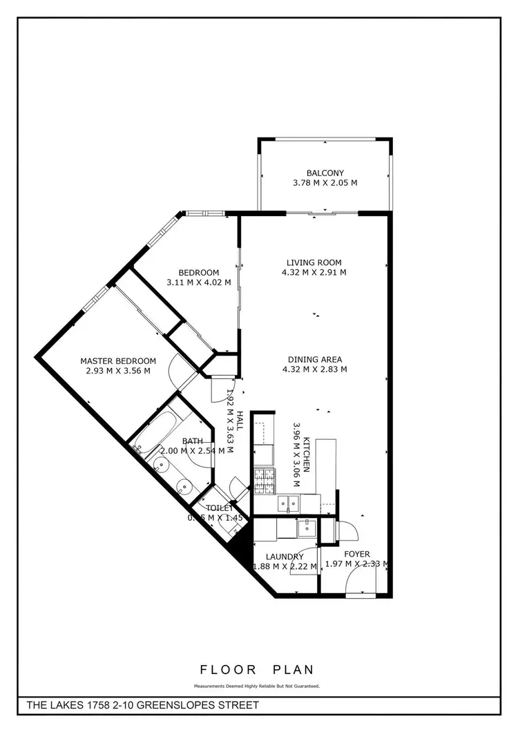 Floorplan of Homely unit listing, 1758/2-10 Greenslopes Street, Cairns North QLD 4870
