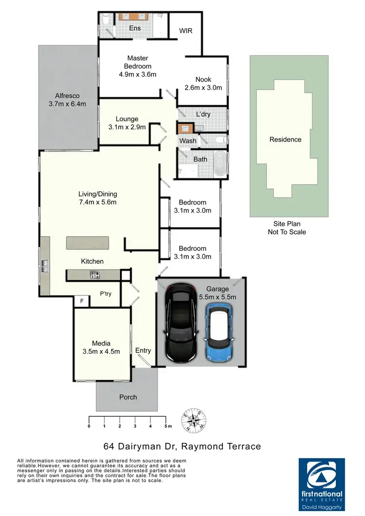 Floorplan of Homely house listing, 64 Dairyman Drive, Raymond Terrace NSW 2324