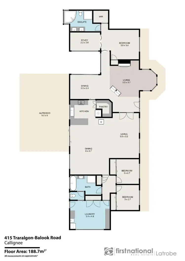 Floorplan of Homely rural property listing, 415 Traralgon-Balook Road, Callignee VIC 3844