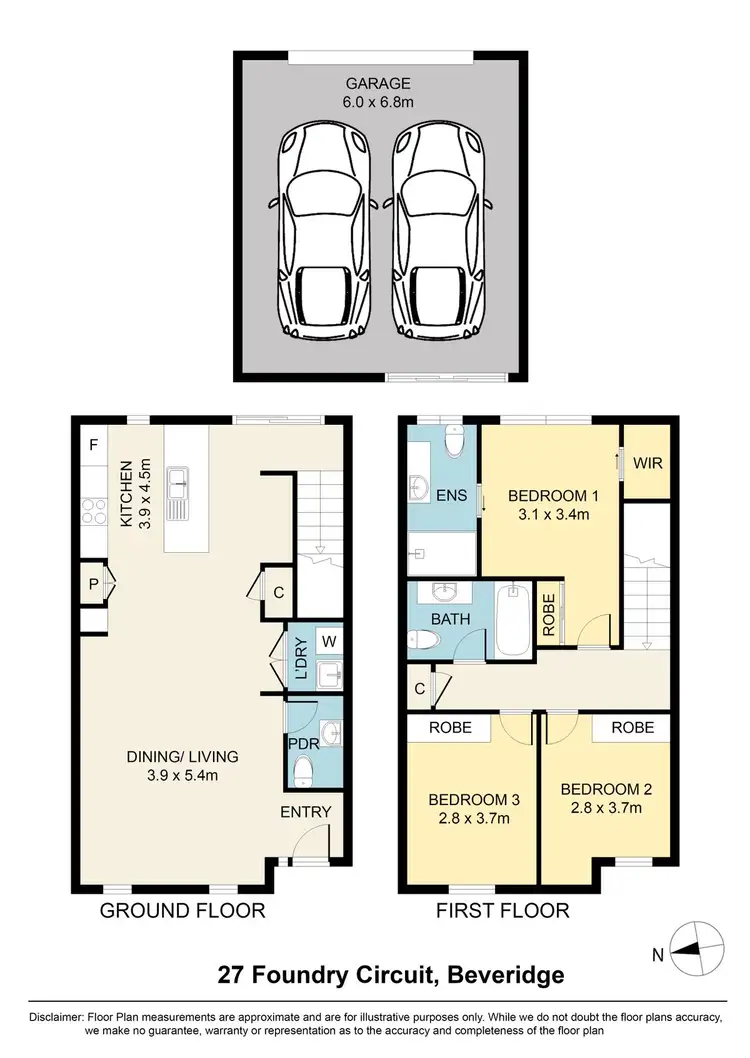 Floorplan of Homely house listing, 27 Foundry Circuit, Beveridge VIC 3753