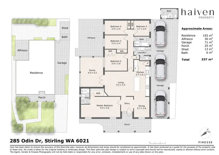 Floorplan of Homely house listing, 285 Odin Drive, Stirling WA 6021