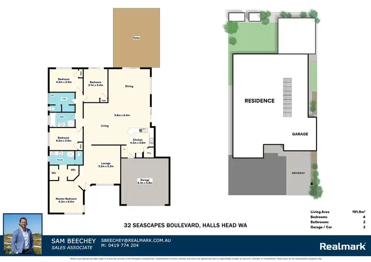 Floorplan of Homely house listing, 32 Seascapes Boulevard, Halls Head WA 6210