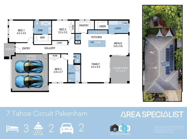 Floorplan of Homely house listing, 7 Tahoe Circuit, Pakenham VIC 3810