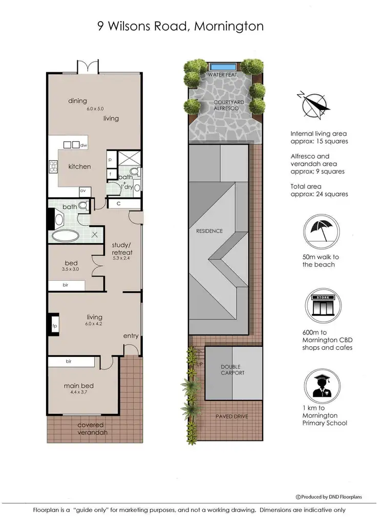 Floorplan of Homely house listing, 9 Wilsons Road, Mornington VIC 3931